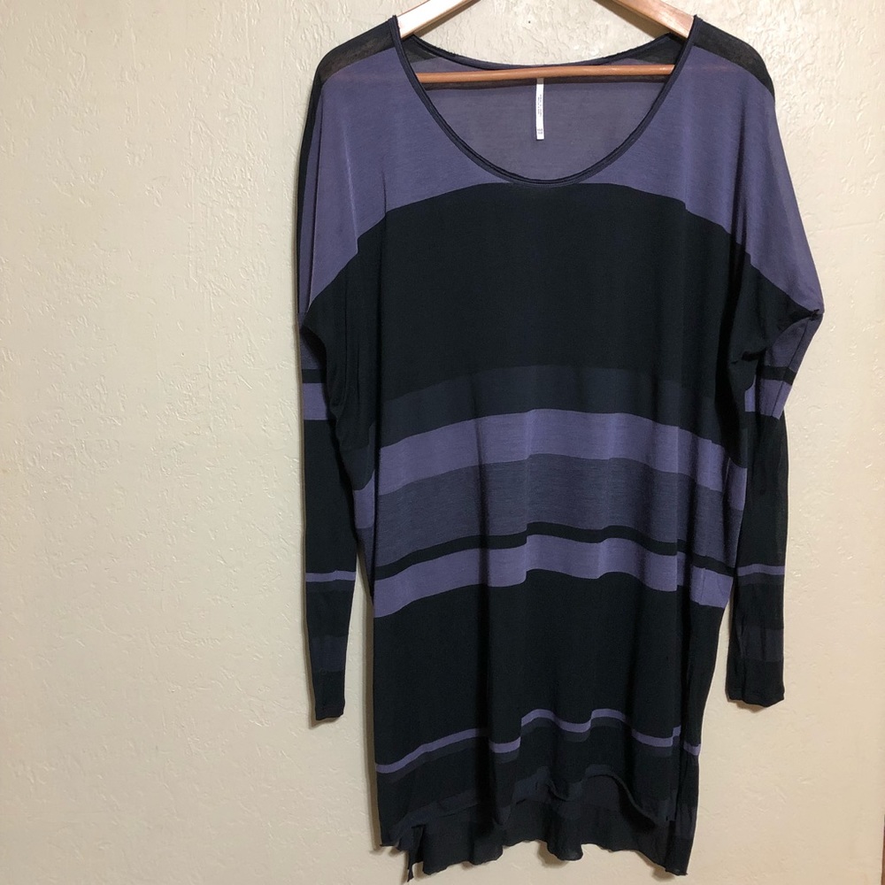 Free People Striped Oversized Tee‎